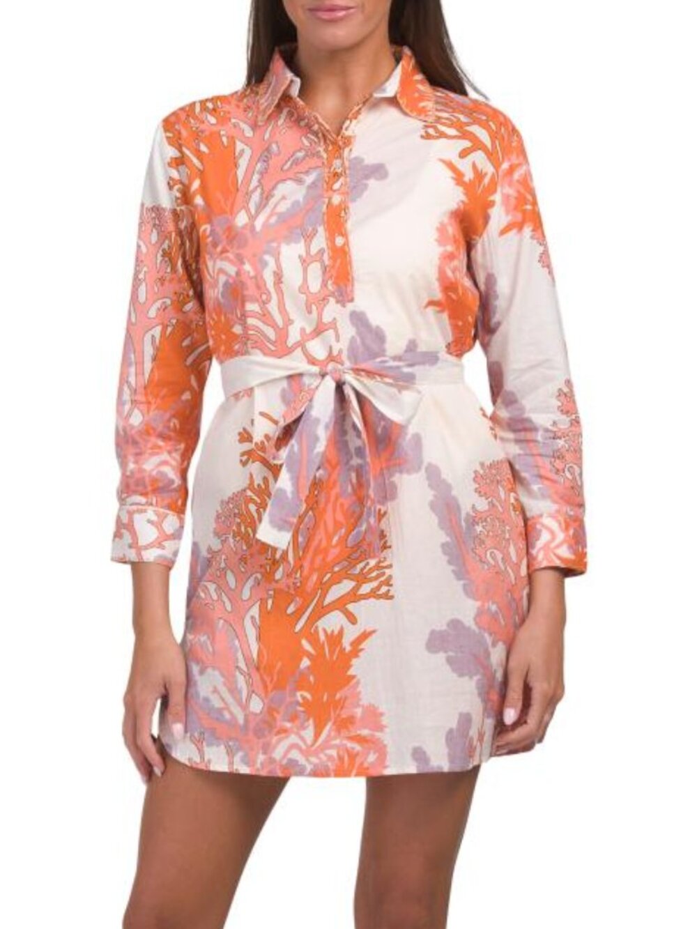 DEBBIE KATZ Winny Short Cover-up Tunic Dress